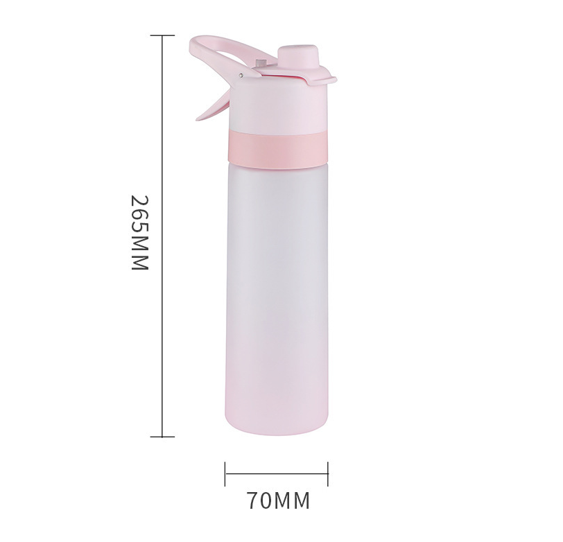 Spray Water Bottle For Girls Outdoor Sport Fitness Water Cup Large Capacity Spray Bottle Drinkware Travel Bottles