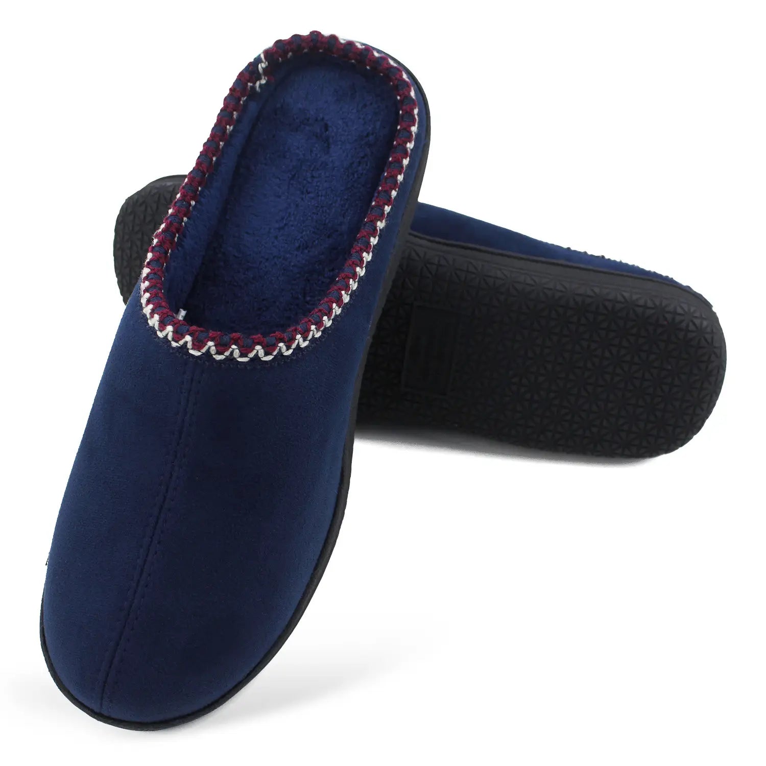 Plus Size Home Men’s Upper Coral Fleece Slippers