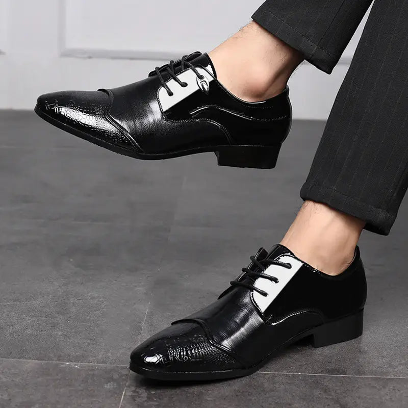 Business Formal Shoes Lace Up British Wedding Shoes