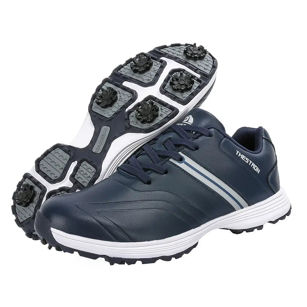 Men’s Professional Waterproof Spikes Plus Size Golf Shoes