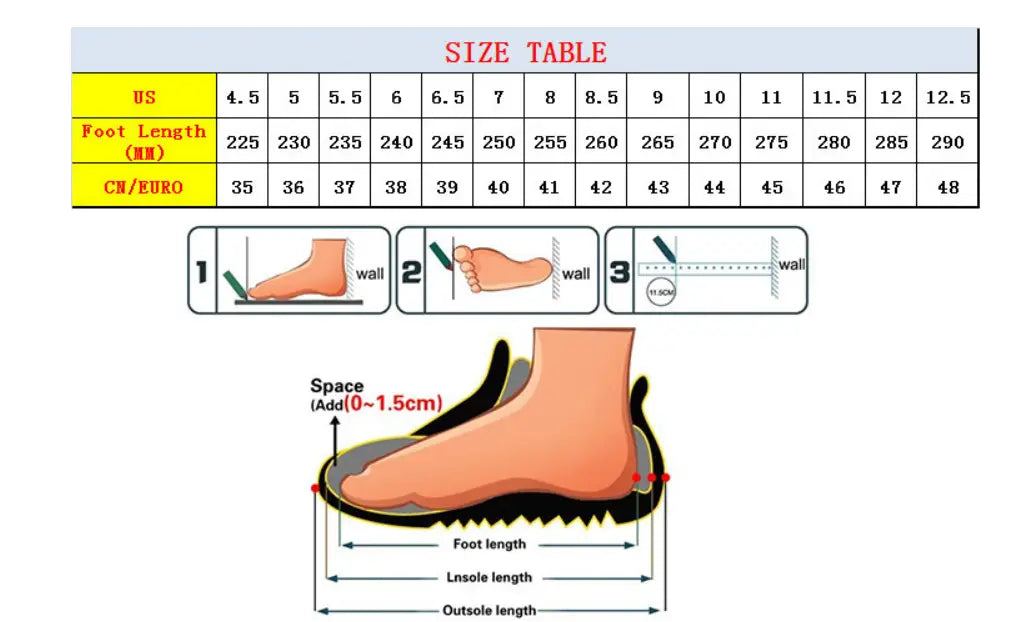 Men’s Outdoor Sports Mesh Breathable Running Shoes
