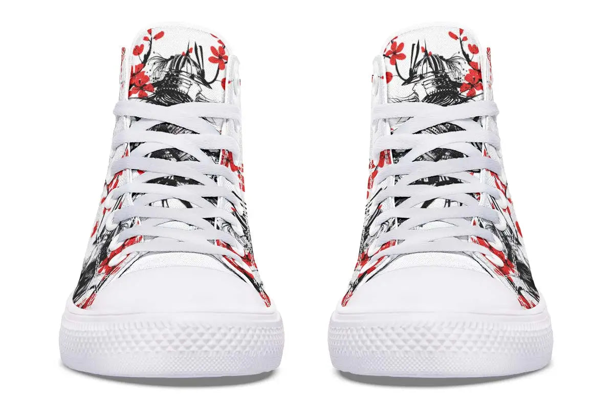 Printed Couple High-top Canvas Shoes