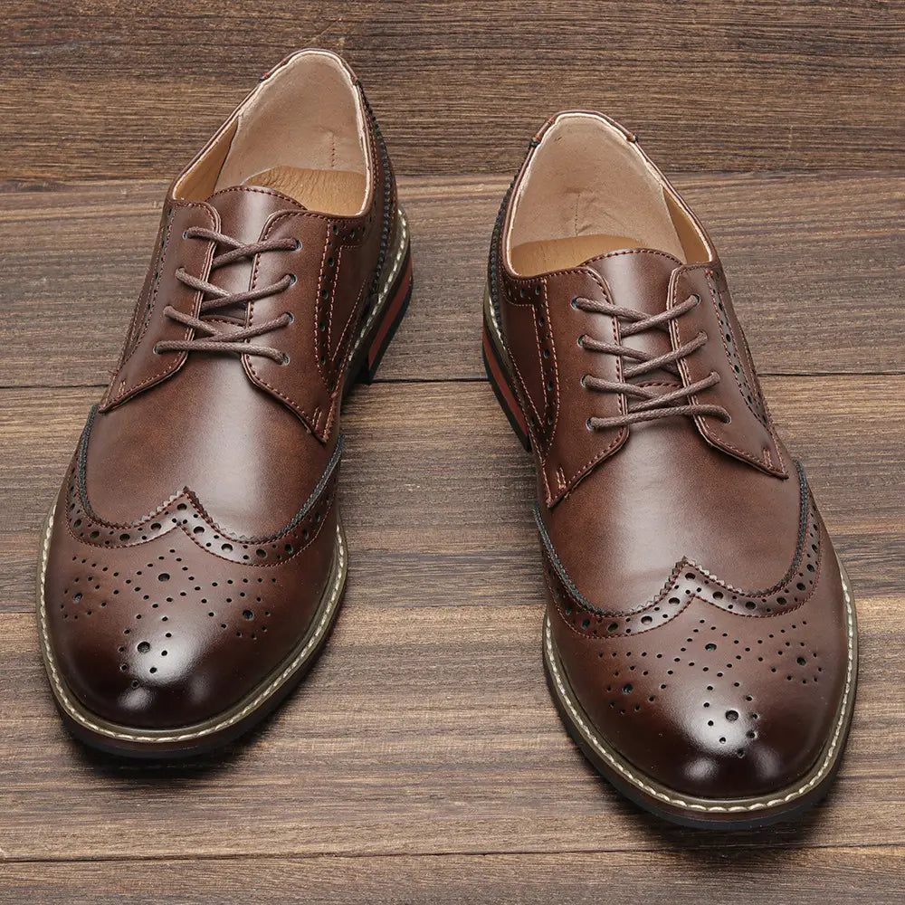 Classic Brogue Business Shoes Men