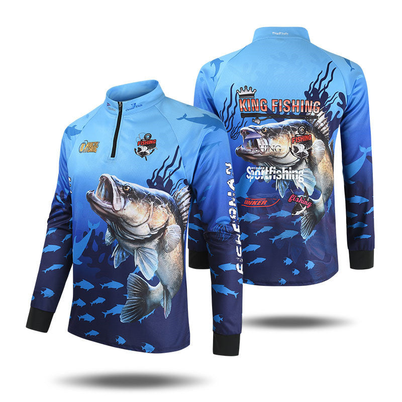 Fishing Clothes Men's Summer Sunscreen Quick-drying Top