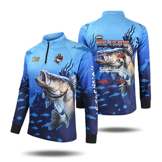Fishing Clothes Men's Summer Sunscreen Quick-drying Top