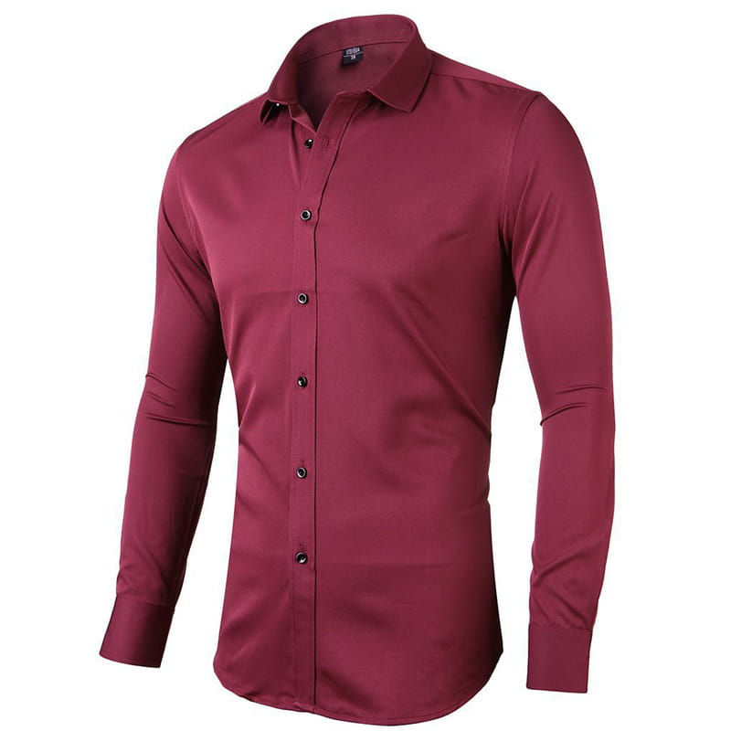 Business Formal Men’s Stretch Free Iron Shirt