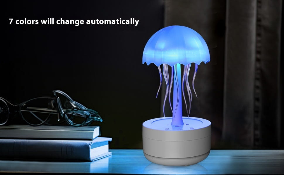 Essential Oil Diffuser Jellyfish Humidifier Fragrance Diffuser Colorful Night Light Heavy Fog Home Bedroom Office Air