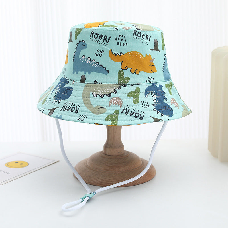 Bucket Hat Baby Spring And Autumn Thin Summer Child Sun-proof Sun Protection Sun Hat