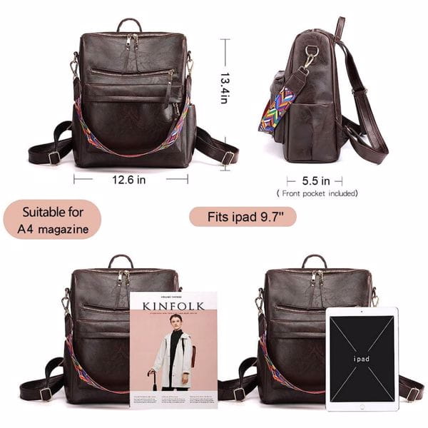 Women’s PU Leather Backpack