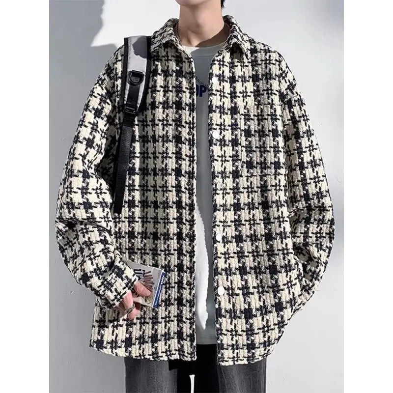 Lapel Men’s Loose Casual Plus Size Jacket Coat
