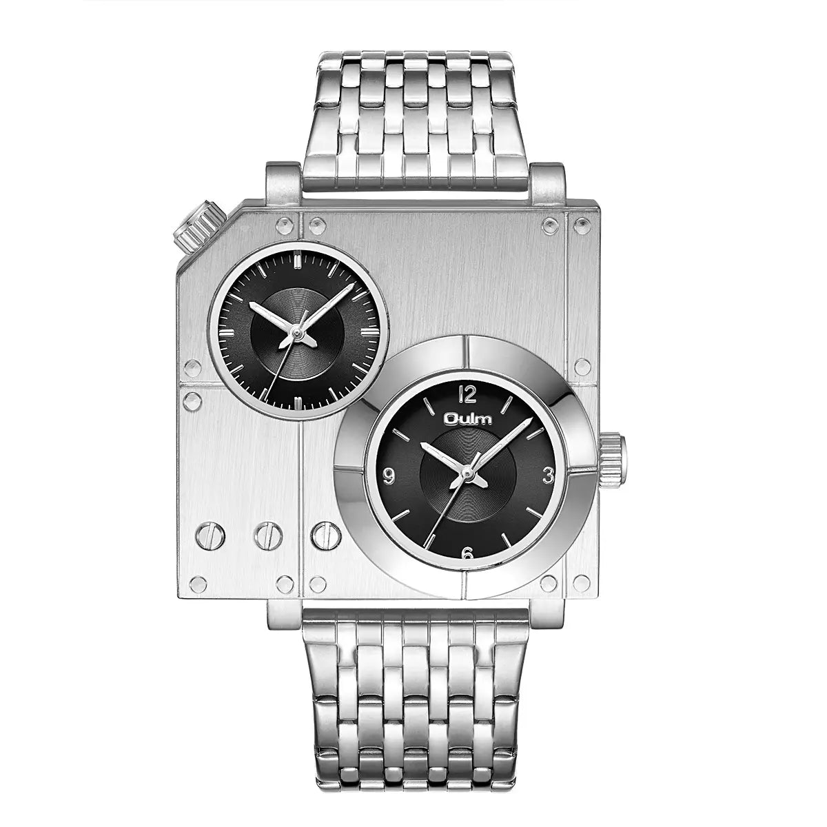Men’s Square Personality Casual Large Dial Watch