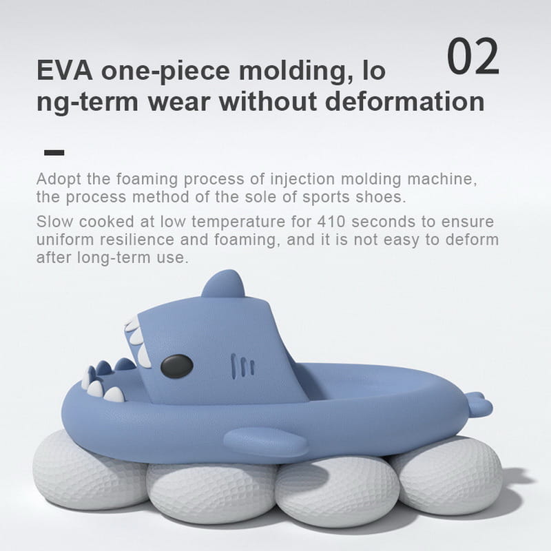 Cute Children Shark Slippers For Kids Anti-Skid Slides Indoor Household Bathroom Color Summer Soft Eva Funny Cartoon
