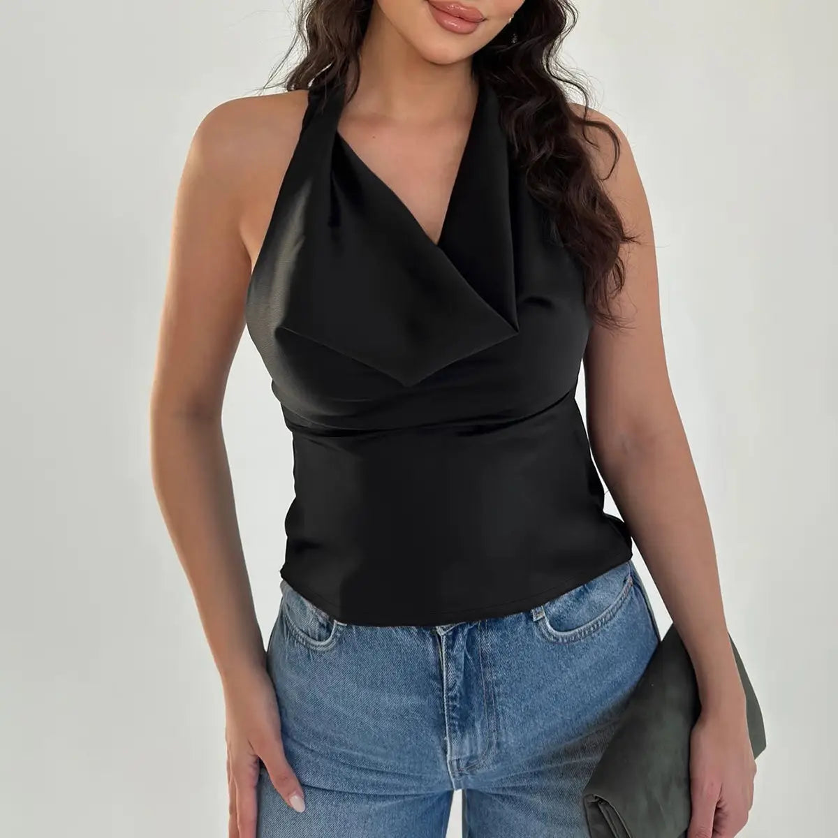 Women’s Halter Backless Top