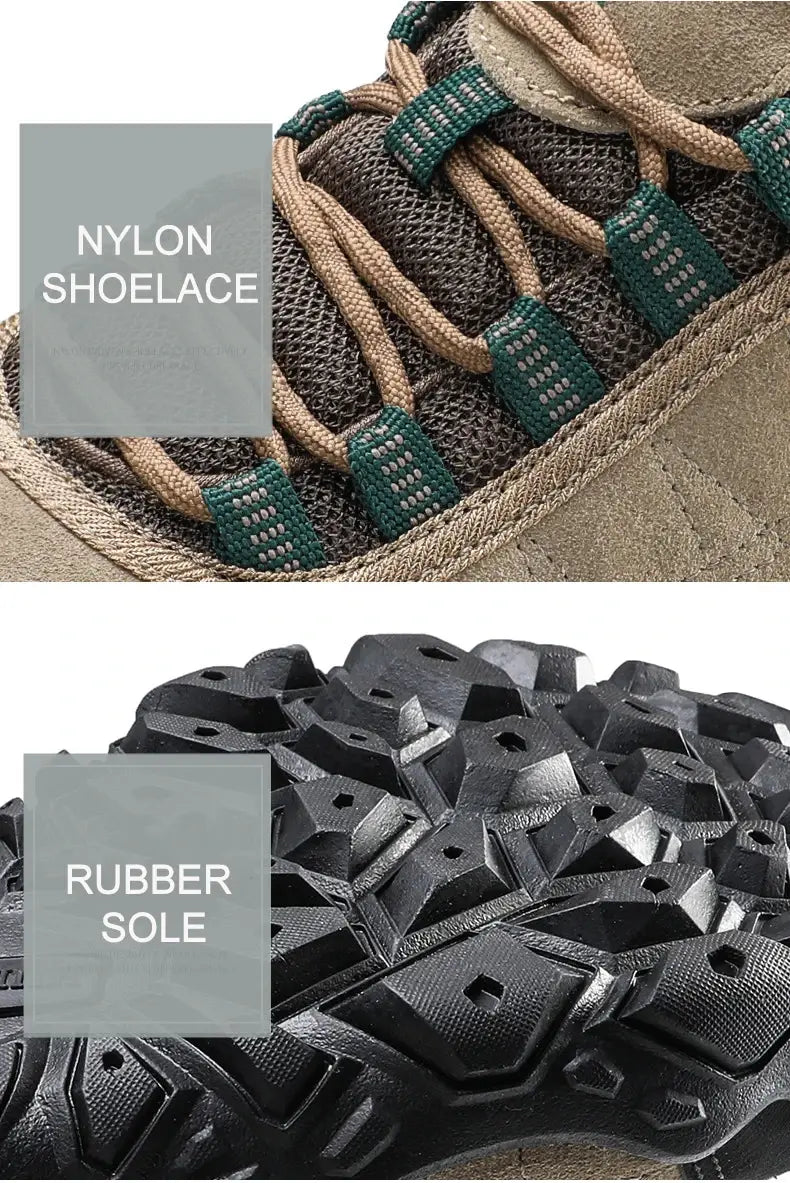 Men’s Non-slip Wear-resistant Hiking Shoes Breathable Travel