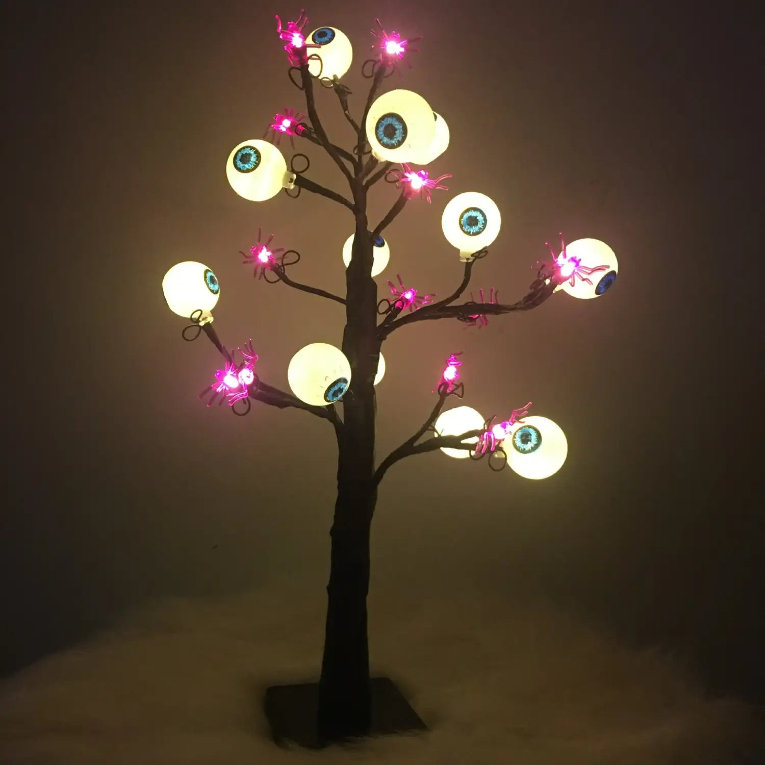 Halloween LED Ghost Eyeball Tree Light Halloween Decoration For Home Decor Desktop Spooky Desk Lamp Horror Night Lights