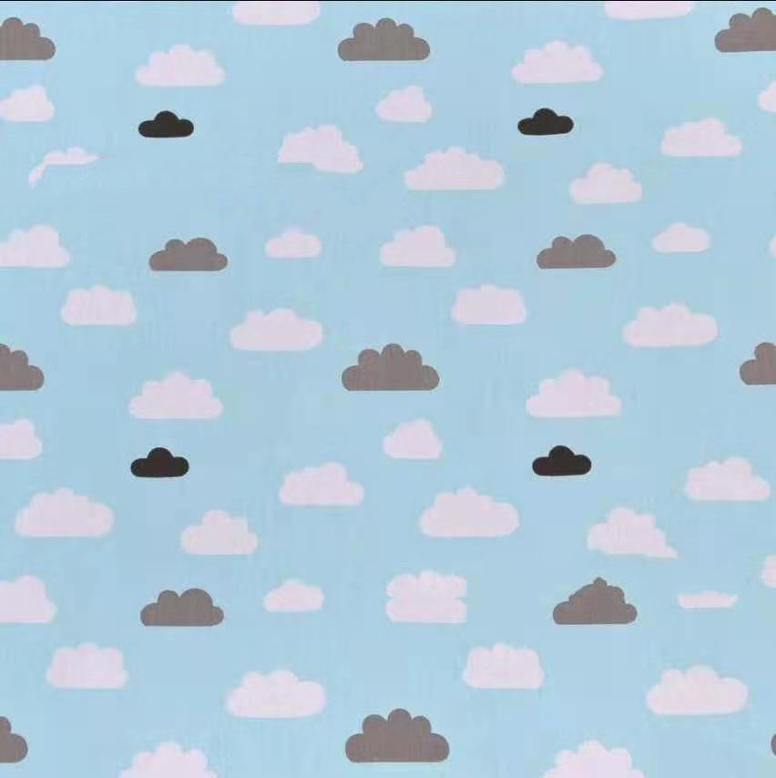Cotton twill printed fabric cotton bed sheet ECG