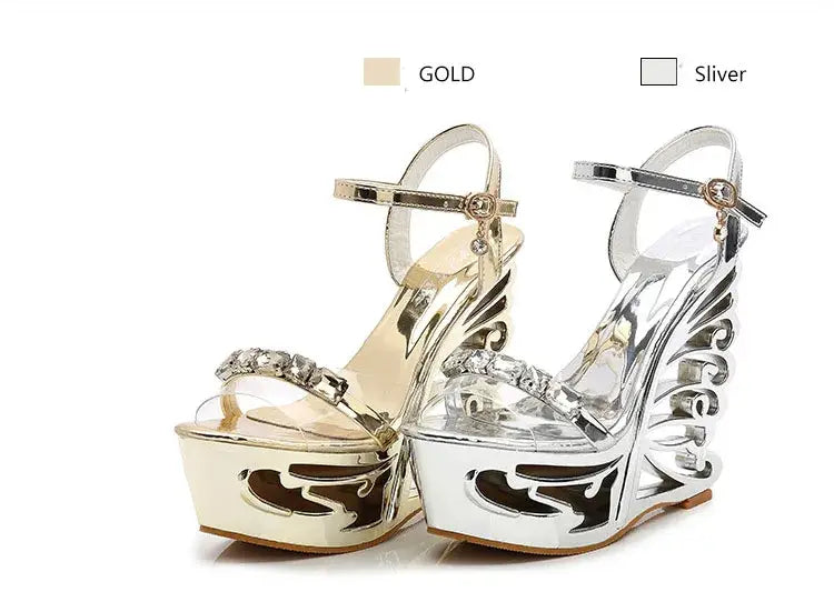 High Quality Buckle Strap Sexy Vintage 15cm High Heels Nightclub Shoes