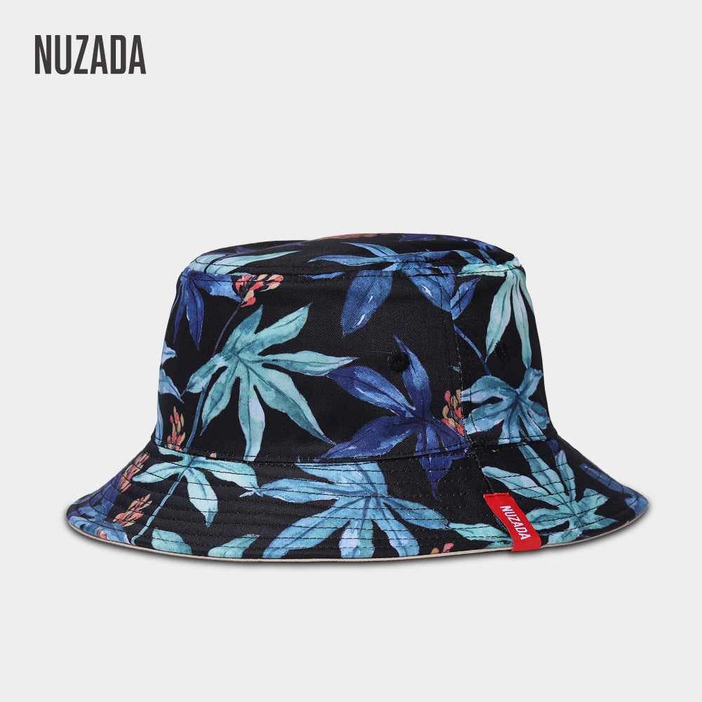 Tide brand fisherman hat men and women Korean version of Harajuku style hat maple leaf color hip hop tide people sun protection sunshade cap