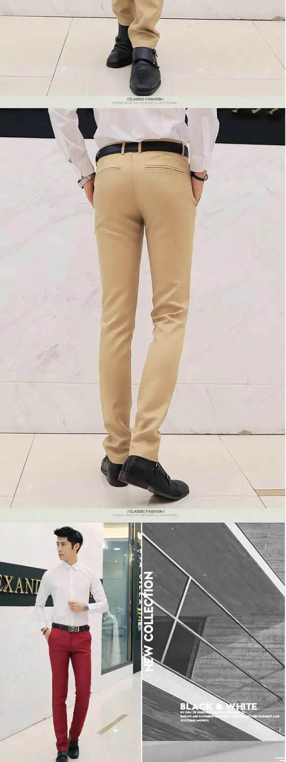 Casual business trousers men Korean slim-fit casual pants