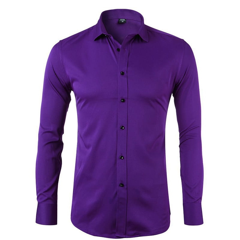 Business Formal Men’s Stretch Free Iron Shirt