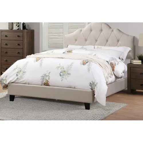 Contemporary 1pc Queen Size Bed