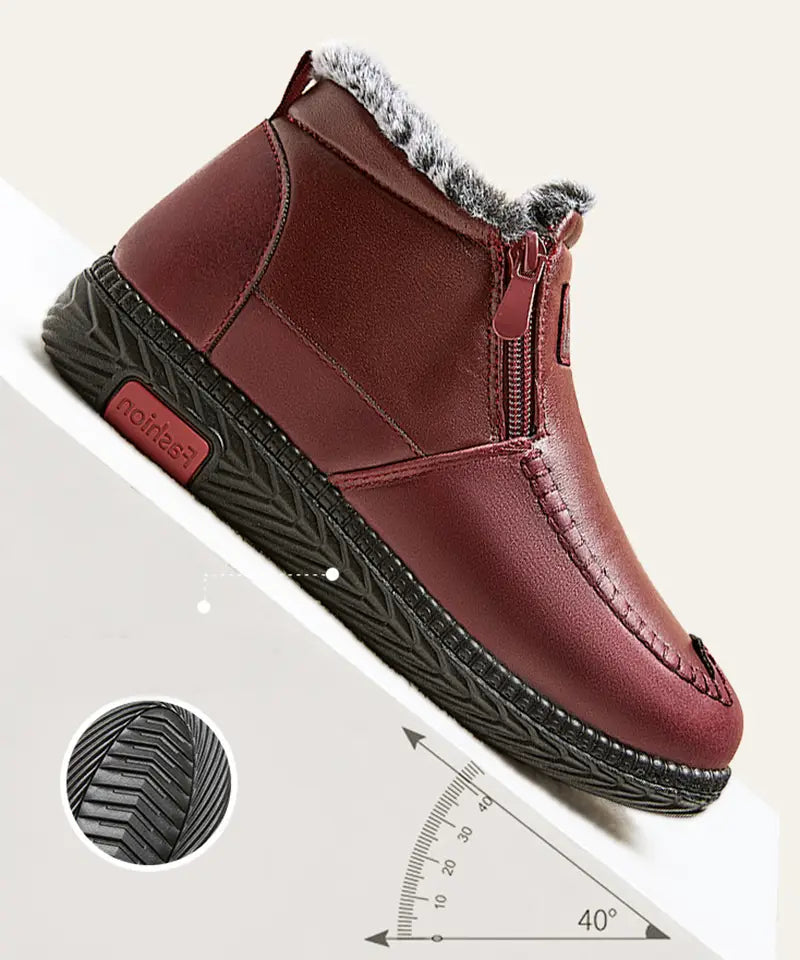 Plush Ankle Boots Winter Warm Shoes