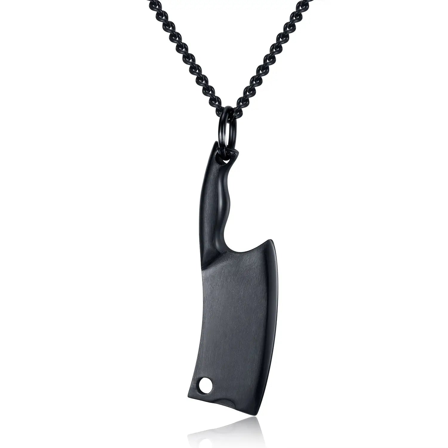 Men’s Stainless Steel Necklace Colorful Glare Classic Pendant