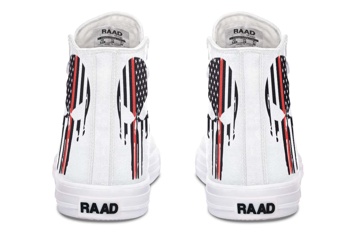 Printed Couple High-top Canvas Shoes