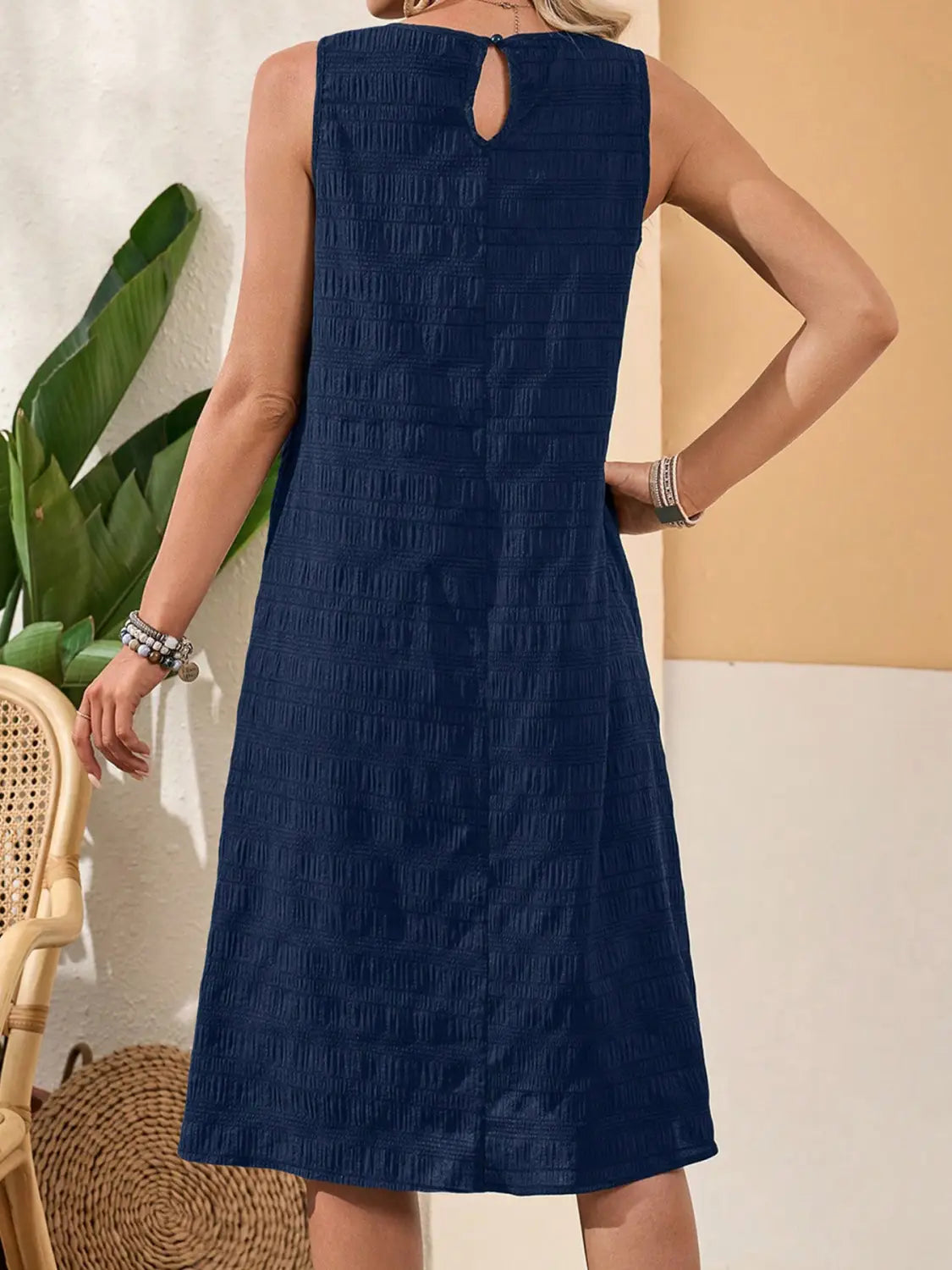 Round Neck Dress Women