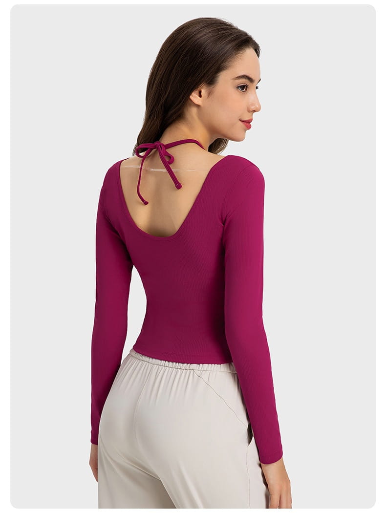 Elastic Waist-tightening U-shaped Beauty Back Yoga Clothes For Women