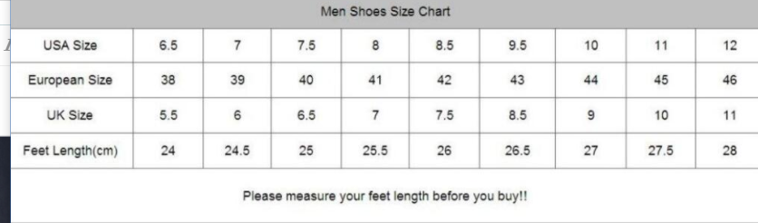 Men’s canvas shoes