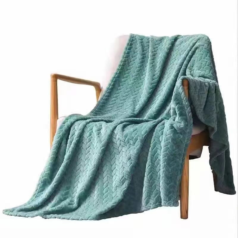 Flannel Wheat Grain Blanket