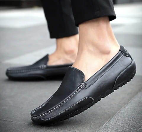 Leather casual leather shoes soft leather men’s shoes