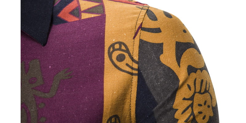 Long-sleeved Stylish Slim-fit Men’s Plus Size Shirt