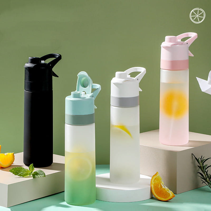 Spray Water Bottle For Girls Outdoor Sport Fitness Water Cup Large Capacity Spray Bottle Drinkware Travel Bottles