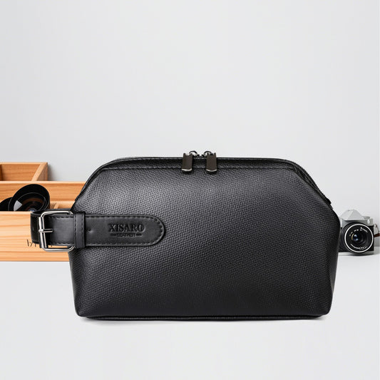 Large Capacity Business Casual Men's Soft Leather Handbag