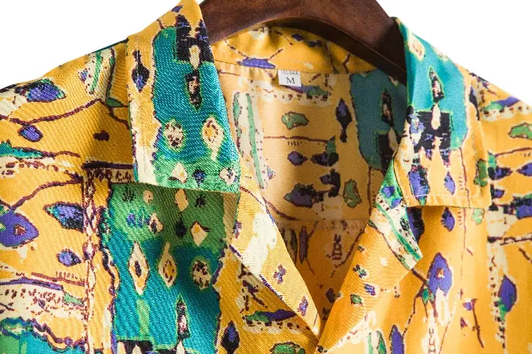 Men Short Sleeved Beach Shirts