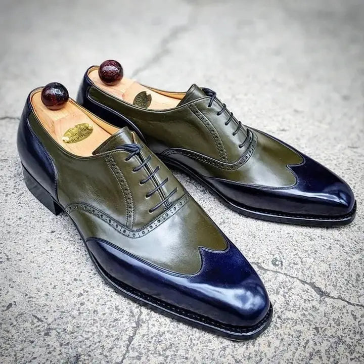 British style carved lace Goodyear breathable high-end men’s shoes
