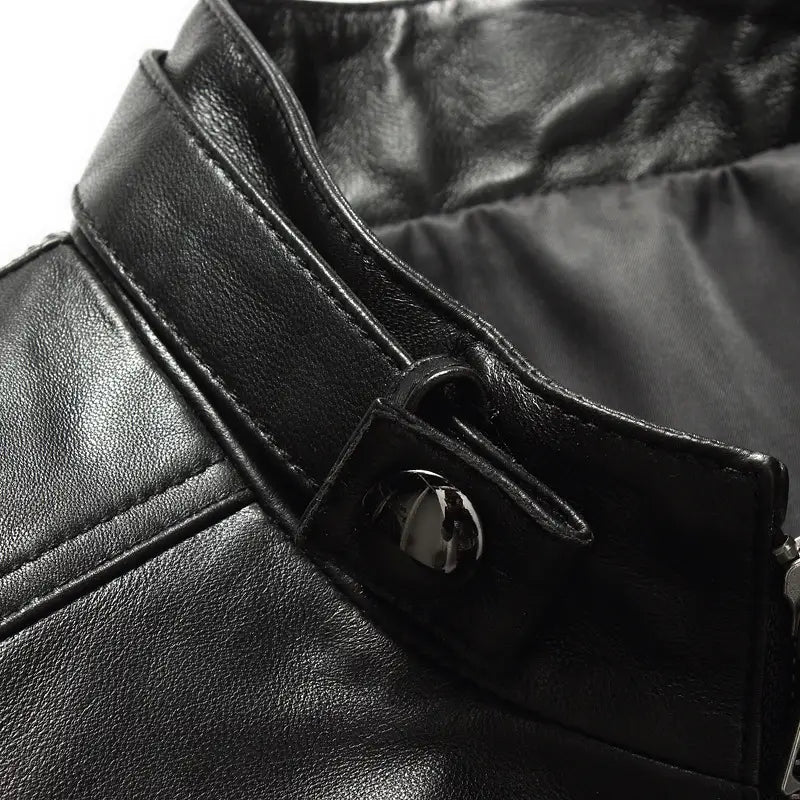 Men’s leather leather jacket