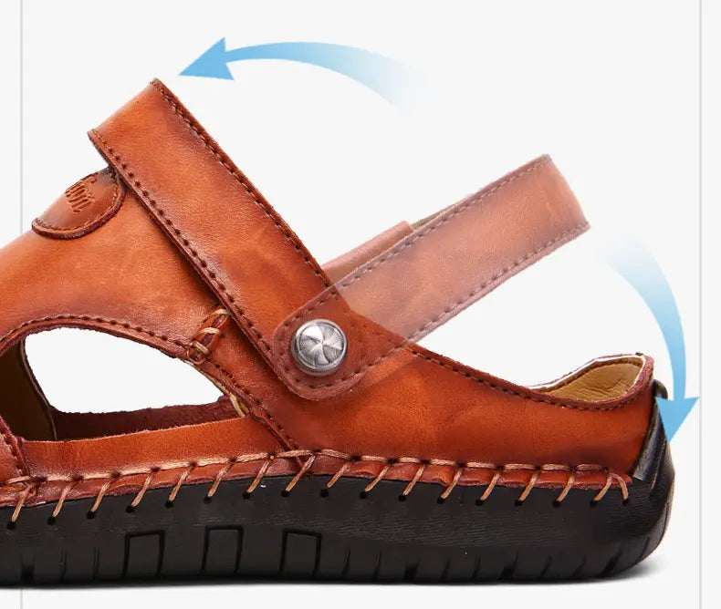 Summer Baotou Sandals Men Tide Soft Bottom Men Sandals And Slippers Casual All Match Outdoor Beach Shoes