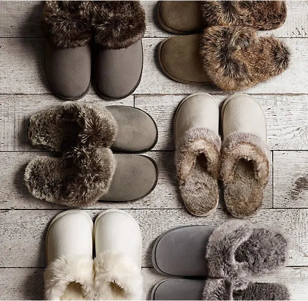 Couple Wool Slippers