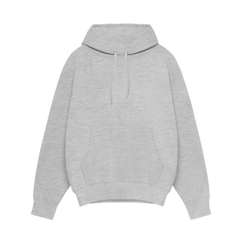 European And American Men’s Sports Solid Color Fleece Sweater Hoodie