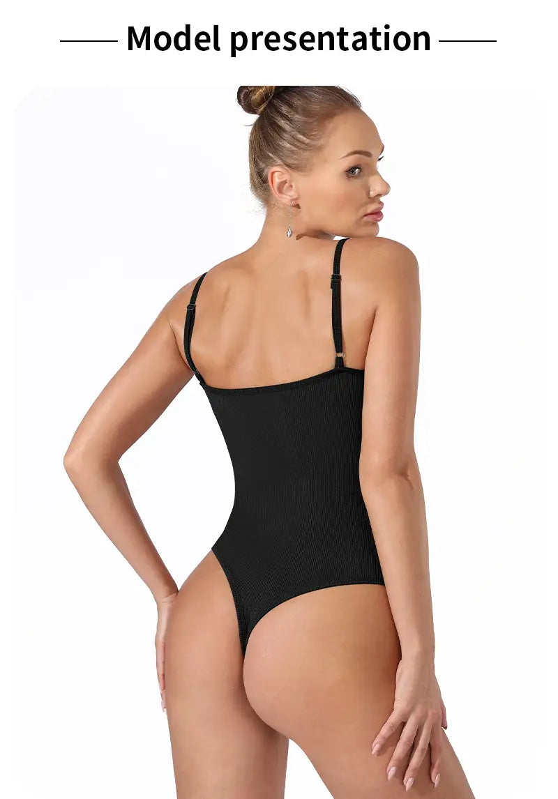 Women’s Fashion Simple Solid Color Bodysuit