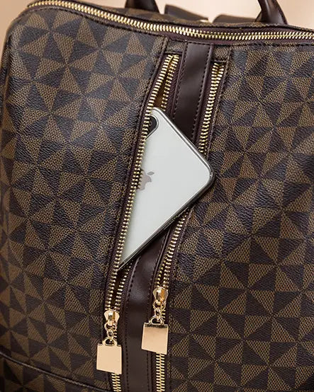 Casual Anti-theft Pu Leather Backpack