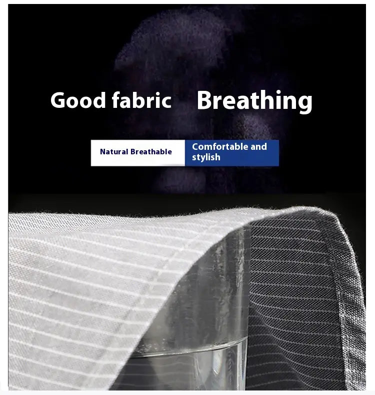 Striped Cotton Oxford Anti-wrinkle Casual Shirt For Men