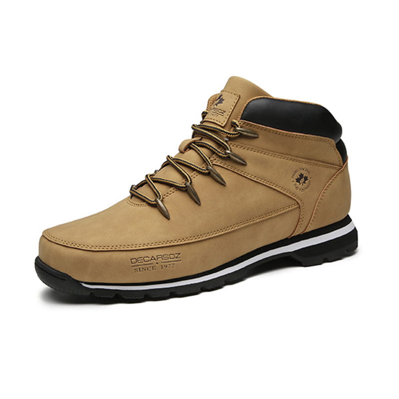 Trendy Outdoor Boots Hiking Shoes Men’s Cotton Boots