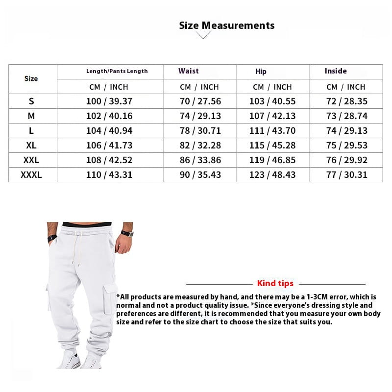 Sports Multi-pocket Cargo Pants Sweatpants Men