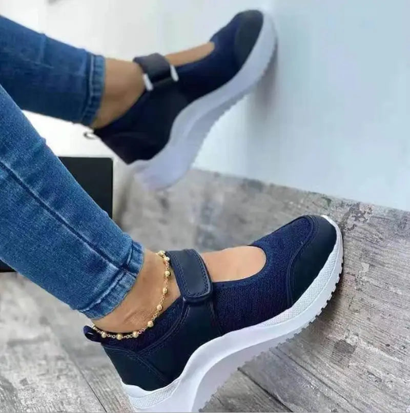 Wedge Velcro Casual Plus Size Sports Women’s Shoes