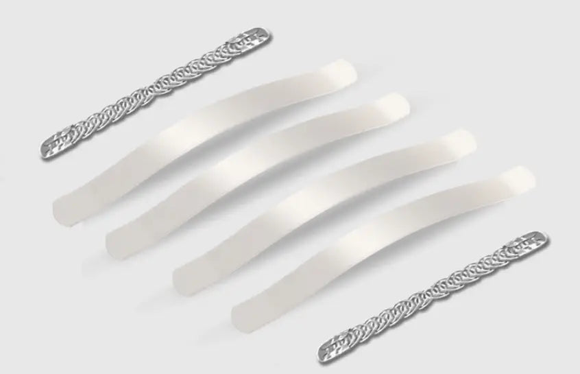 Eye lift strips with braided metal accents for Men Women Belts Breathable Lumbar Corset.