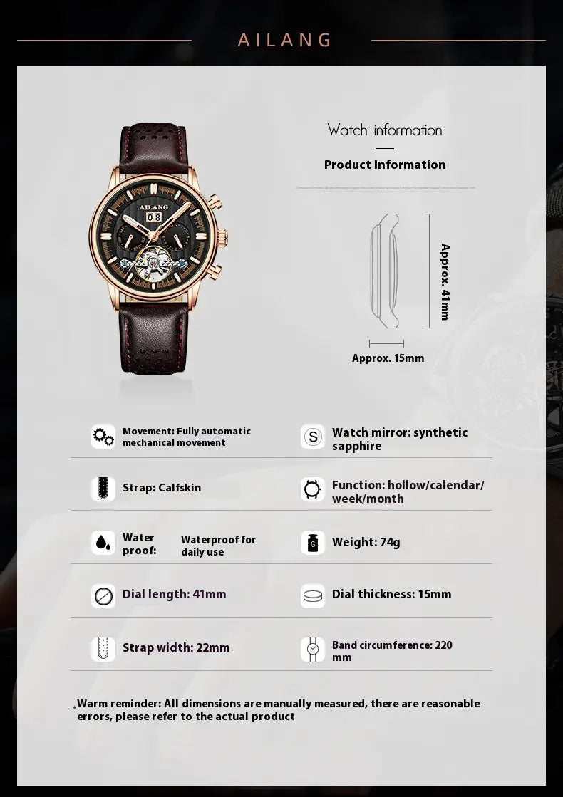 Automatic Mechanical Men’s Watch